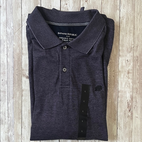 Banana Republic Other - Banana Republic Men's Dark Purple Polo